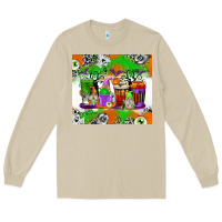 Mushroom Halloween Coffee Cups Long Sleeve Tee - texasbilliewilder