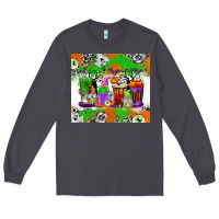 Smoke Halloween Coffee Cups Long Sleeve Tee - texasbilliewilder