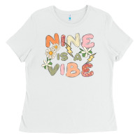 White nine is a vibe Ladies Tee - MaliasSmallBusiness