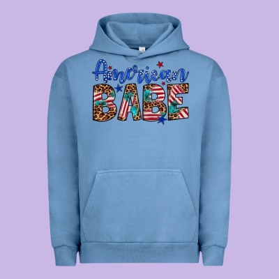 American Babe Urban Hoodie Designed By Artiststas
