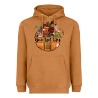 Meerkat preview customize floral pumpkin Heavyweight Hoodie - BundleAndBundleShop