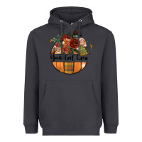 Smoke preview customize floral pumpkin Heavyweight Hoodie - BundleAndBundleShop