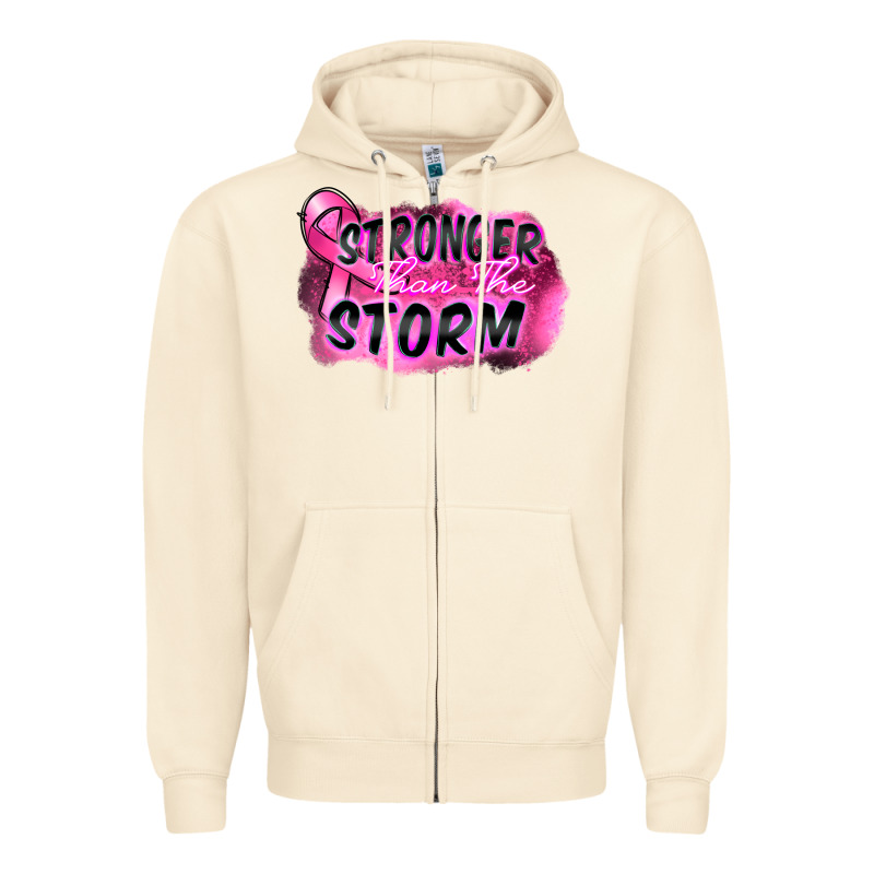 Stronger Than The Storm Zipper Hoodie by FaDigitalArtStudio | Teevron