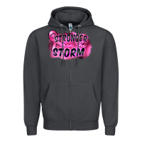 Smoke Stronger than the storm Zipper Hoodie - FaDigitalArtStudio