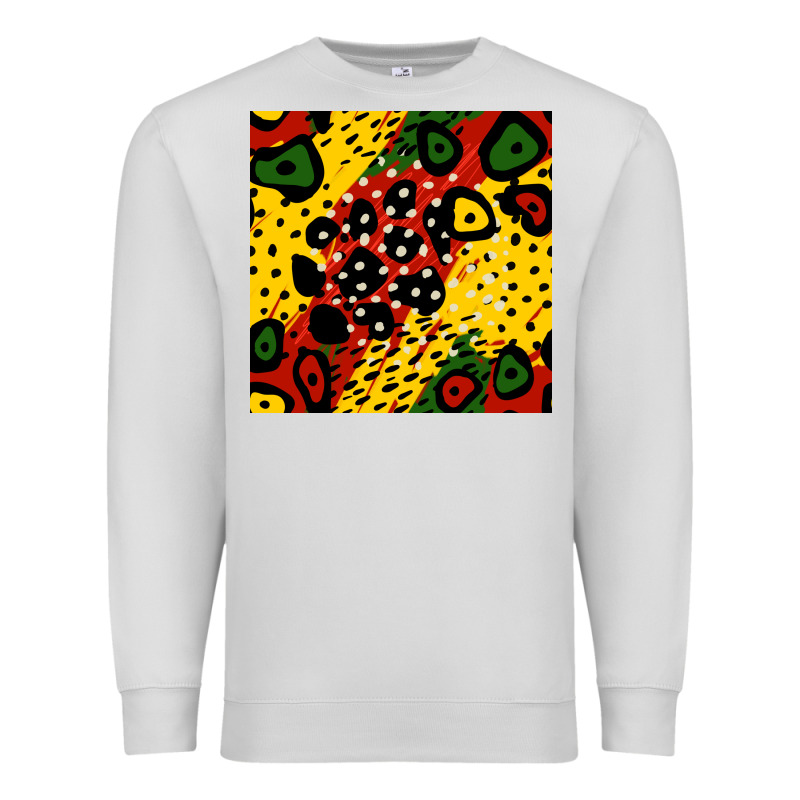 African Colors Pattern Premium Sweatshirt by BundleAndBundleShop | Teevron