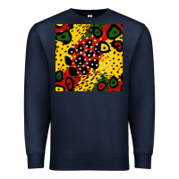 Navy african colors pattern Premium Sweatshirt - BundleAndBundleShop