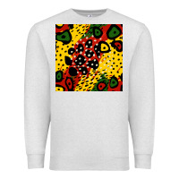Oatmeal Heather african colors pattern Premium Sweatshirt - BundleAndBundleShop
