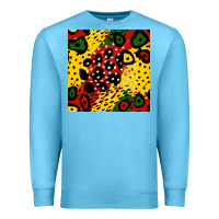 Ocean Blue african colors pattern Premium Sweatshirt - BundleAndBundleShop