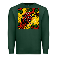 Sports Green african colors pattern Premium Sweatshirt - BundleAndBundleShop