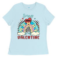 Baby Blue sorry boys mommy is valentine Ladies Tee - MaliasSmallBusiness