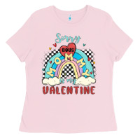 Bubblegum Pink sorry boys mommy is valentine Ladies Tee - MaliasSmallBusiness