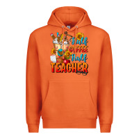Carrot Half Coffee Half Teacher Premium Hoodie - FaDigitalArtStudio