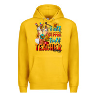 Lemon Half Coffee Half Teacher Premium Hoodie - FaDigitalArtStudio
