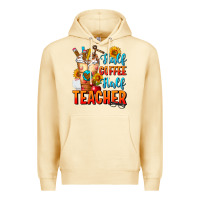 Pina Colada Half Coffee Half Teacher Premium Hoodie - FaDigitalArtStudio
