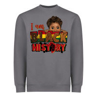 Storm i am black history black boy peekaboo juneteenth Heavyweight Sweatshirt - CowGirlArtShop