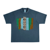 Midnight Navy Western Farm Life Cowhide Brush Strokes Urban Heavy Tee - Bettercallsaul