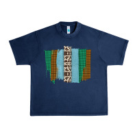 Navy Western Farm Life Cowhide Brush Strokes Urban Heavy Tee - Bettercallsaul