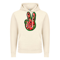 Vintage Artic watermelon peace sign Vintage Hoodie - Jasminsmagicworld