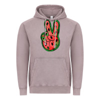 Vintage Zinc watermelon peace sign Vintage Hoodie - Jasminsmagicworld