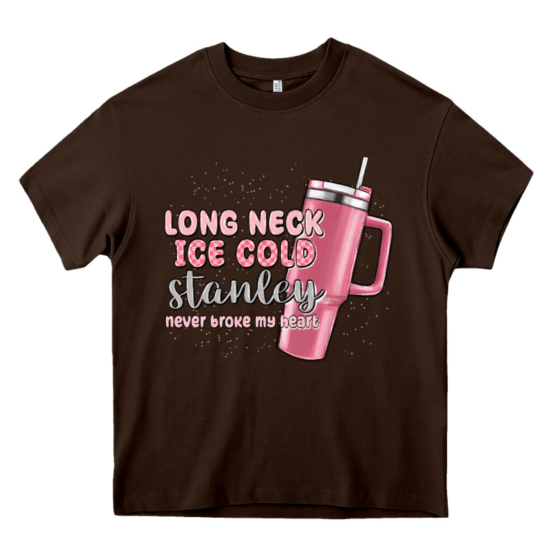 Long Neck Ice Cold Stanley Never Broke My Heart Heavy Core Tee by MaliasSmallBusiness | Teevron