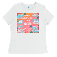 White sarcastic quotes Ladies Tee - MaliasSmallBusiness