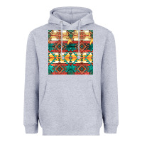 Heather Grey native american aztec seamless pattern Heavyweight Hoodie - BundleAndBundleShop