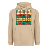 Mushroom native american aztec seamless pattern Heavyweight Hoodie - BundleAndBundleShop