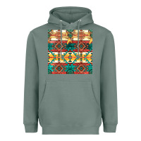 Sage native american aztec seamless pattern Heavyweight Hoodie - BundleAndBundleShop