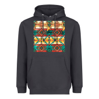 Smoke native american aztec seamless pattern Heavyweight Hoodie - BundleAndBundleShop