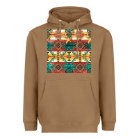 Toasted Coconut native american aztec seamless pattern Heavyweight Hoodie - BundleAndBundleShop