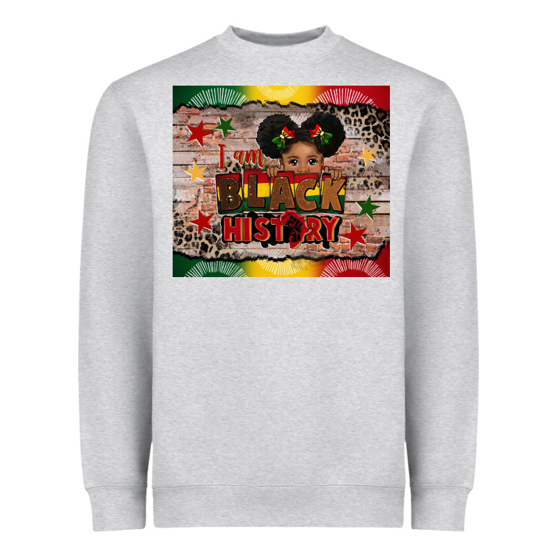 I Am Black History Heavyweight Sweatshirt by CowGirlArtShop | Teevron