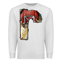 Oatmeal Heather farm life alphabet lowercase letters r Premium Sweatshirt - BundleAndBundleShop