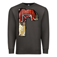 Smoke farm life alphabet lowercase letters r Premium Sweatshirt - BundleAndBundleShop