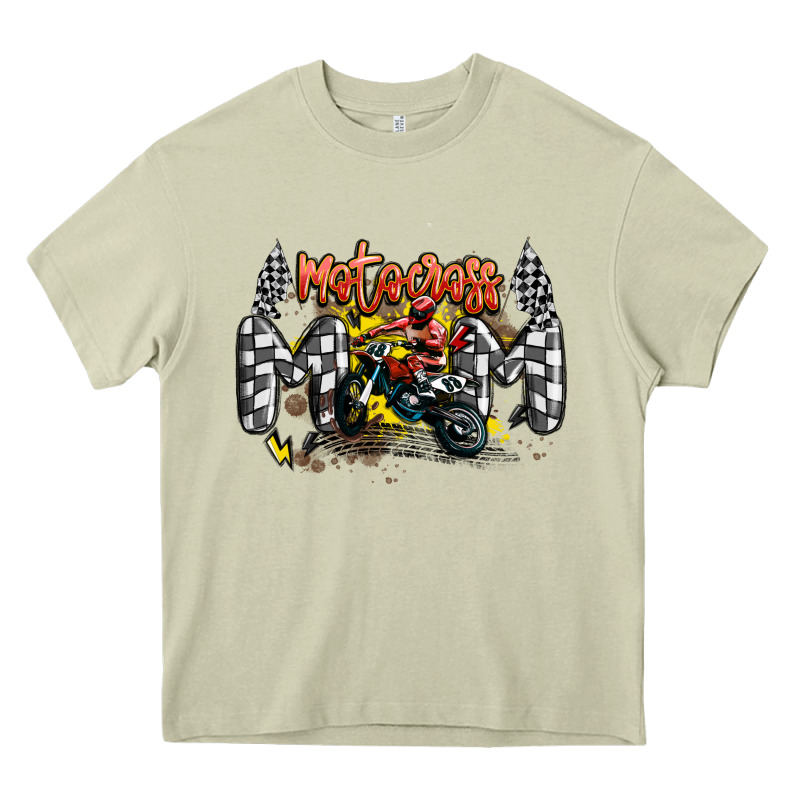 Motocross Mom Heavy Core Tee by MaliasSmallBusiness | Teevron