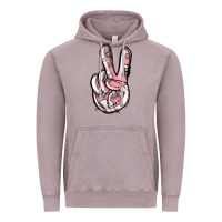 Vintage Zinc baseball peace sign Vintage Hoodie - Jasminsmagicworld