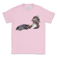 Bubblegum Pink mexican free tailed bat Classic Tee - LillyAllenDesigns