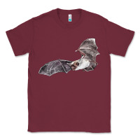 Burgundy mexican free tailed bat Classic Tee - LillyAllenDesigns
