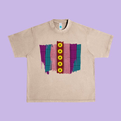 Western Farm Life Sunflower Brush Strokes Urban Heavy Tee Designed By Bettercallsaul