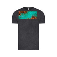 Vintage Black tooled leather turquoise glitter 11oz mug Vintage Tee - Jasminsmagicworld