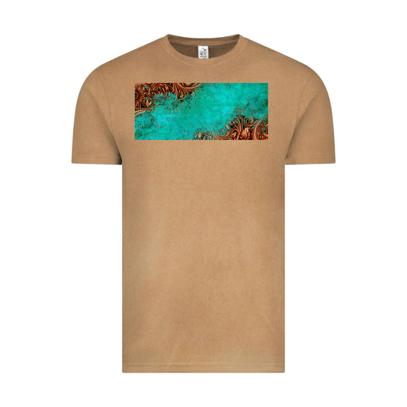 Tooled Leather Turquoise Glitter 11oz Mug Vintage Tee by Jasminsmagicworld | Teevron
