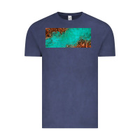 Vintage Denim tooled leather turquoise glitter 11oz mug Vintage Tee - Jasminsmagicworld