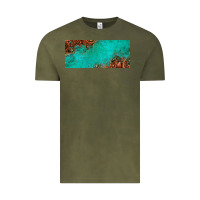 Vintage Olive tooled leather turquoise glitter 11oz mug Vintage Tee - Jasminsmagicworld
