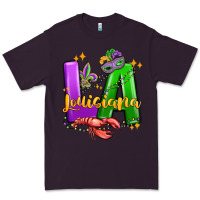 Plum louisiana mardi gras Premium Tee - MaliasSmallBusiness