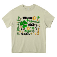 Mossy st. patricks day doodle Heavy Core Tee - MaliasSmallBusiness