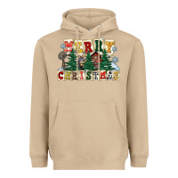 Mushroom merry christmas Heavyweight Hoodie - FaDigitalArtStudio