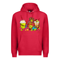 Cardinal Softball Coffee Cups Premium Hoodie - FaDigitalArtStudio