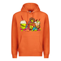 Carrot Softball Coffee Cups Premium Hoodie - FaDigitalArtStudio