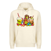 Sandshell Softball Coffee Cups Premium Hoodie - FaDigitalArtStudio