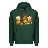 Sports Green Softball Coffee Cups Premium Hoodie - FaDigitalArtStudio