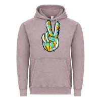 Vintage Zinc softball peace sign Vintage Hoodie - Jasminsmagicworld